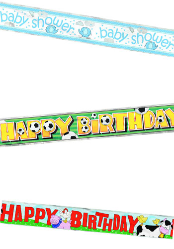Deko-Banner mit Kinder-Motiven