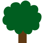 Grünes Baum-Symbol