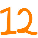 Zahlensymbol 12