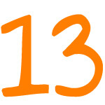 Zahlensymbol 13