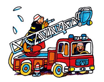 Feuerwehrauto mit Leiter