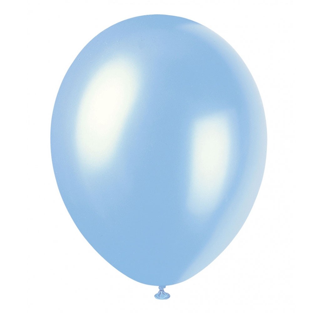 Hellblaue Luftballons
