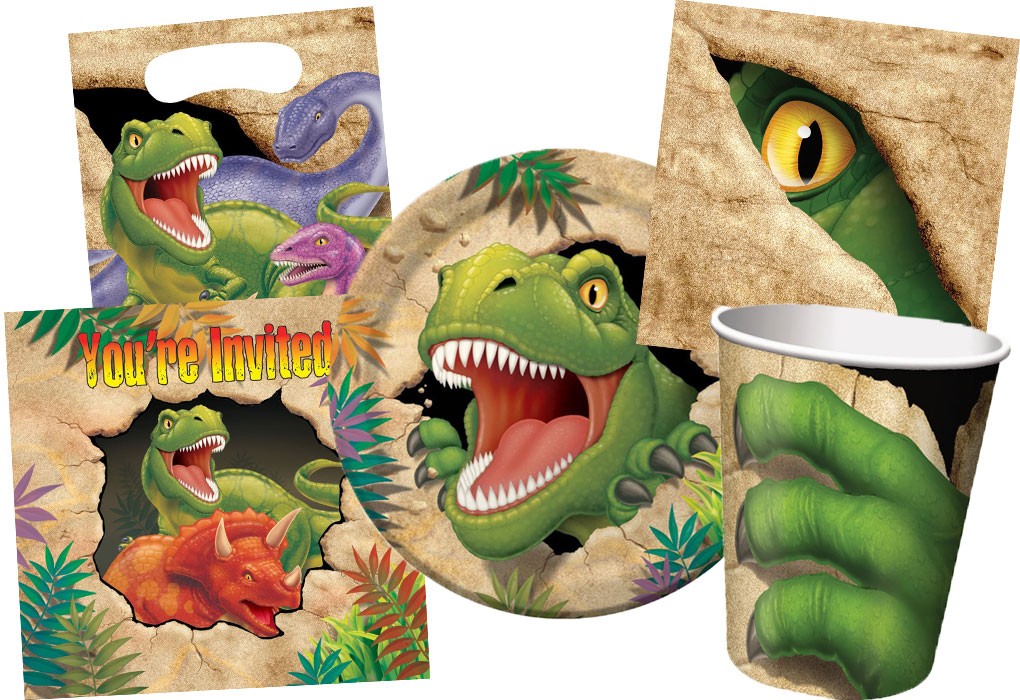 Kinderparty Set Dinosaurier Kinderparty Set Dinosaurier